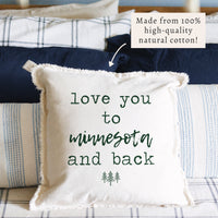 Love You To Pine Personalized Pillow