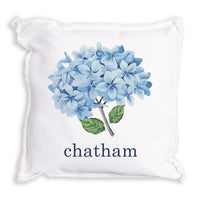 Blooming Hydrangea Personalized Pillow