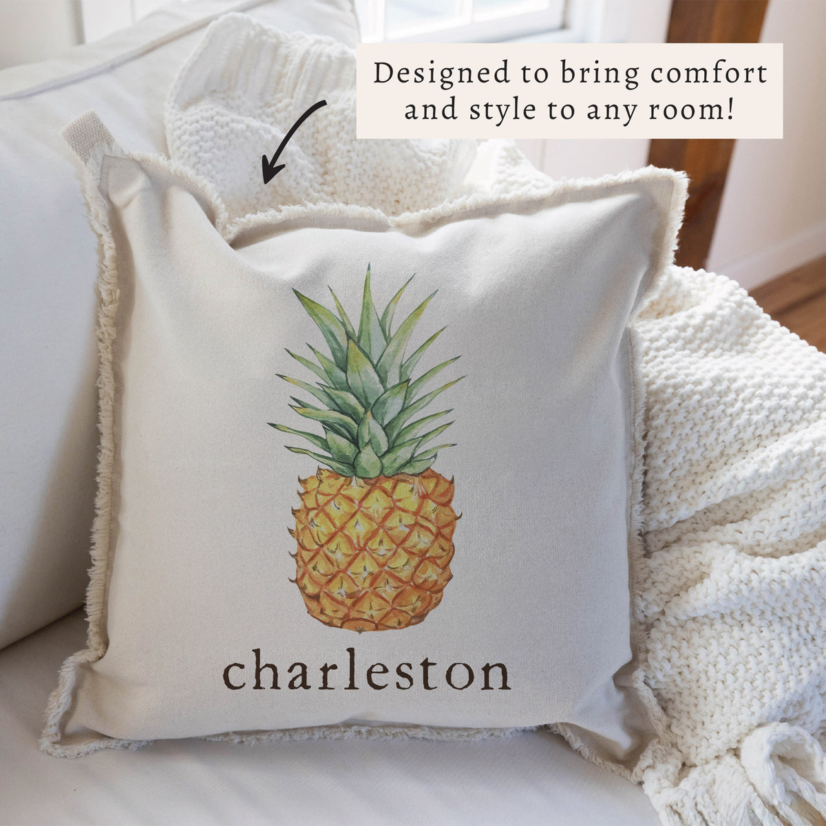 Pineapple Personalized Pillow