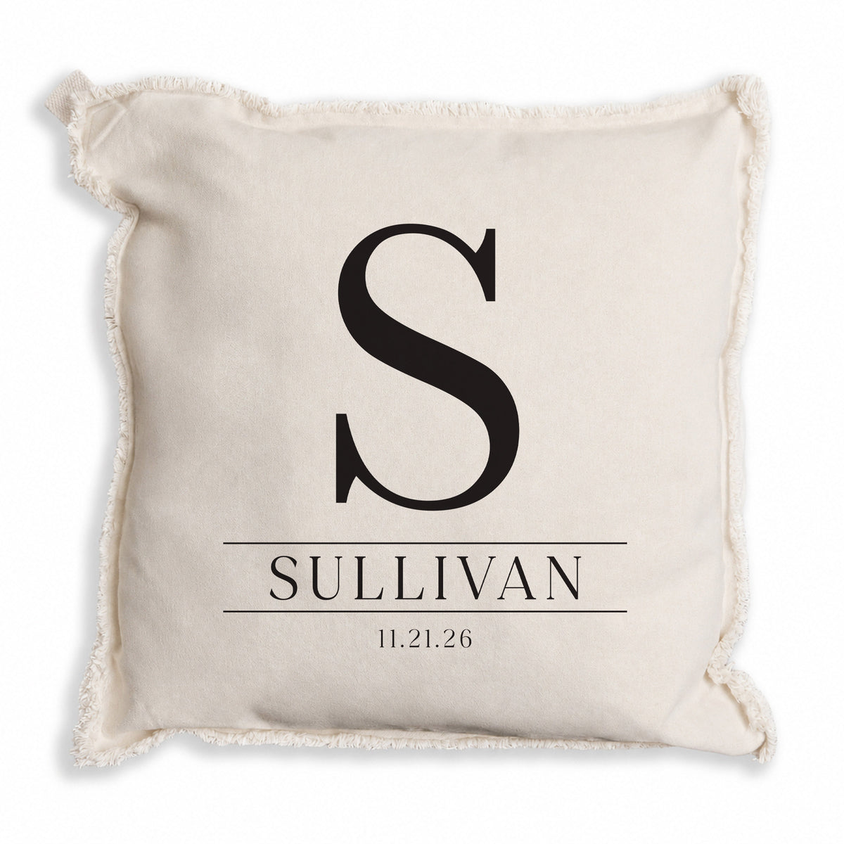 Initial Personalized Pillow