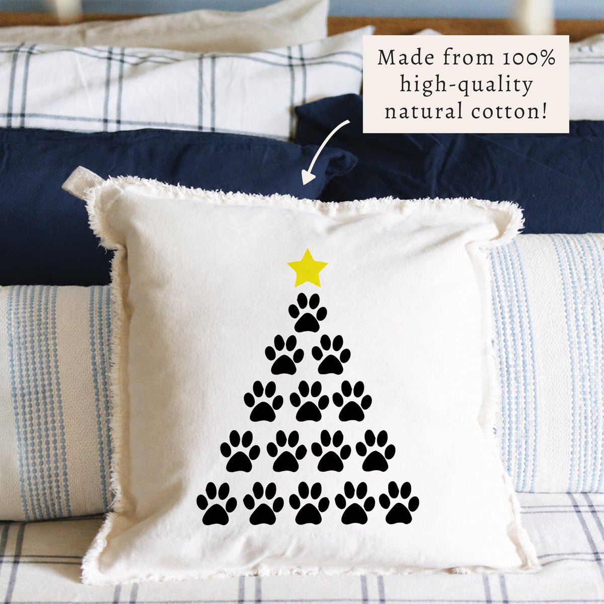 Paws Tree Pillow