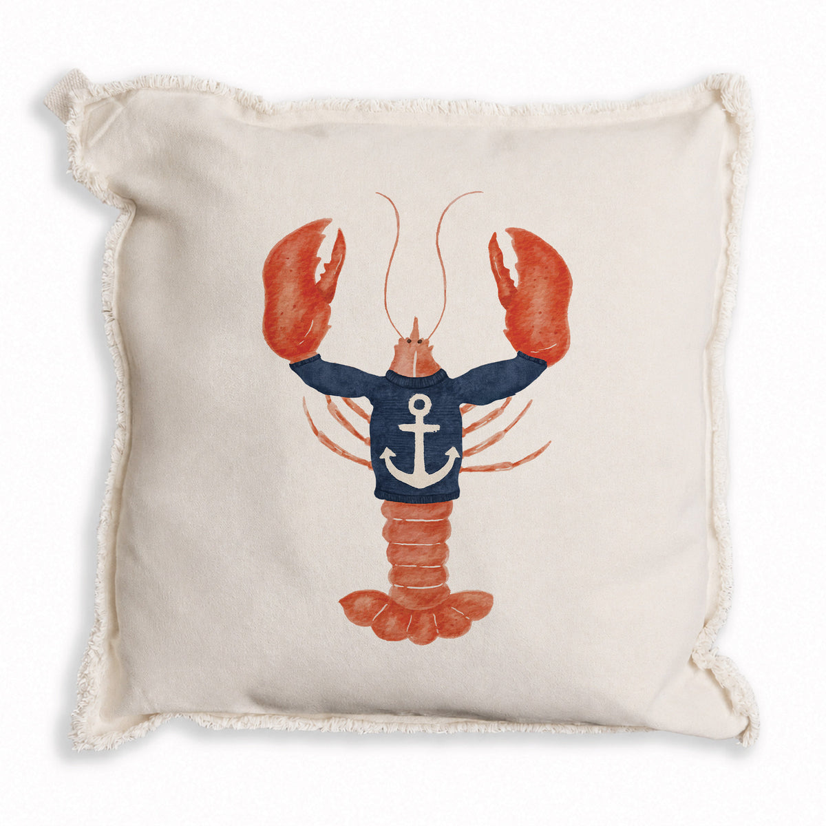 Nautical Lobster Pillow
