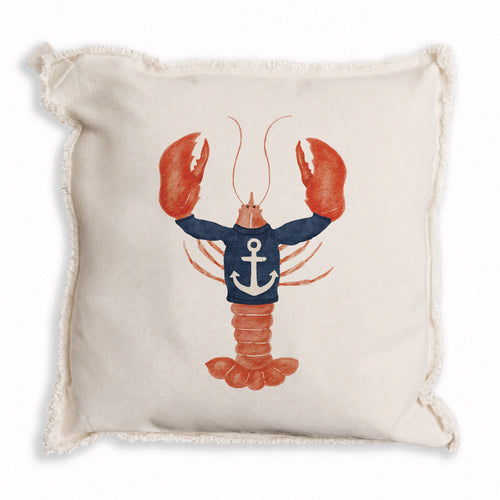 Nautical Lobster Pillow