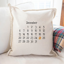 Load image into Gallery viewer, December Square Pillow
