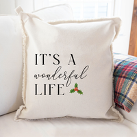 It's a Wonderful Life  Square Pillow