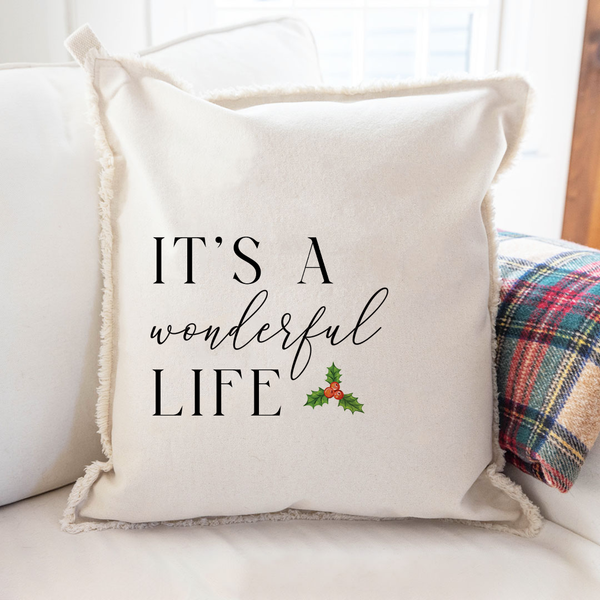 It's a Wonderful Life  Square Pillow