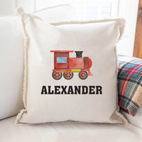 Train Personalized Square Pillow