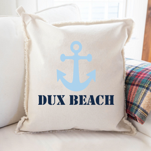 Load image into Gallery viewer, Personalized Anchor One Line Text Square Pillow
