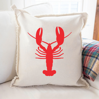 Personalized Lobster Square Pillow