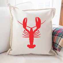 Load image into Gallery viewer, Personalized Lobster Square Pillow
