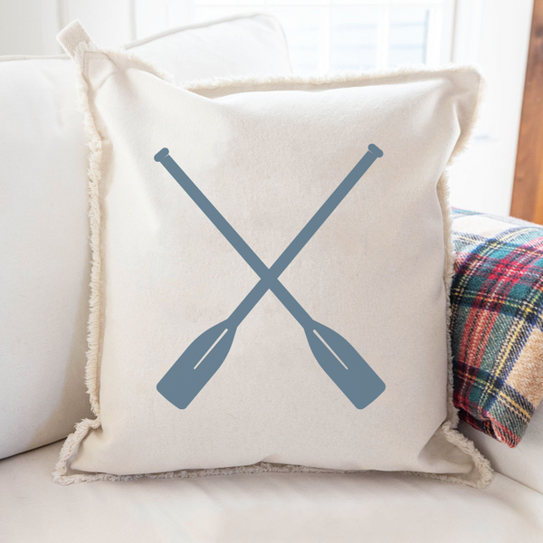 Personalized Oars Square Pillow