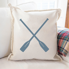 Load image into Gallery viewer, Personalized Oars Square Pillow
