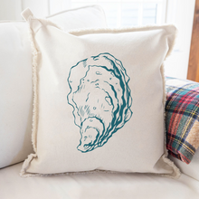 Load image into Gallery viewer, Personalized Oyster Square Pillow

