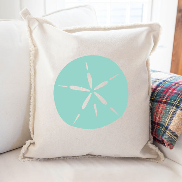 Personalized Sand Dollar Square Pillow