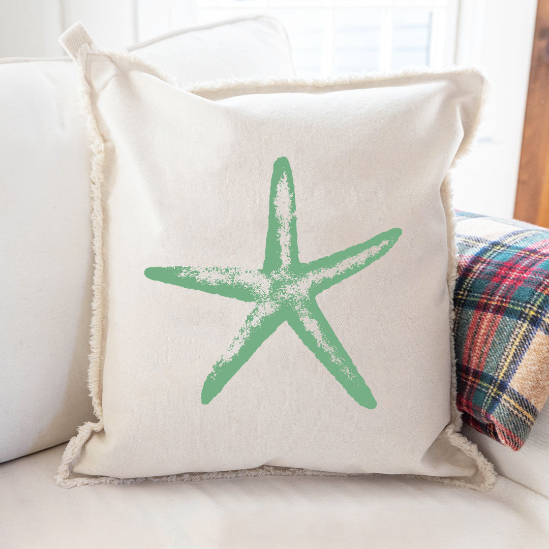 Personalized Starfish Square Pillow