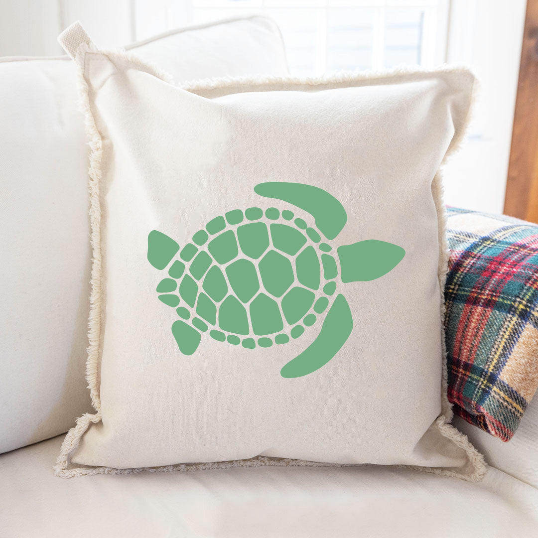 Personalized Turtle Square Pillow