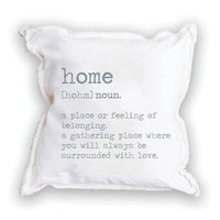 Home Definition Square Pillow