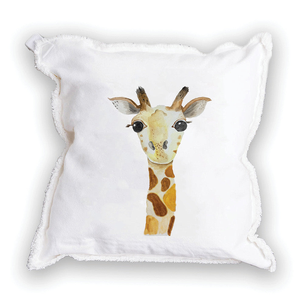 Giraffe Square Pillow