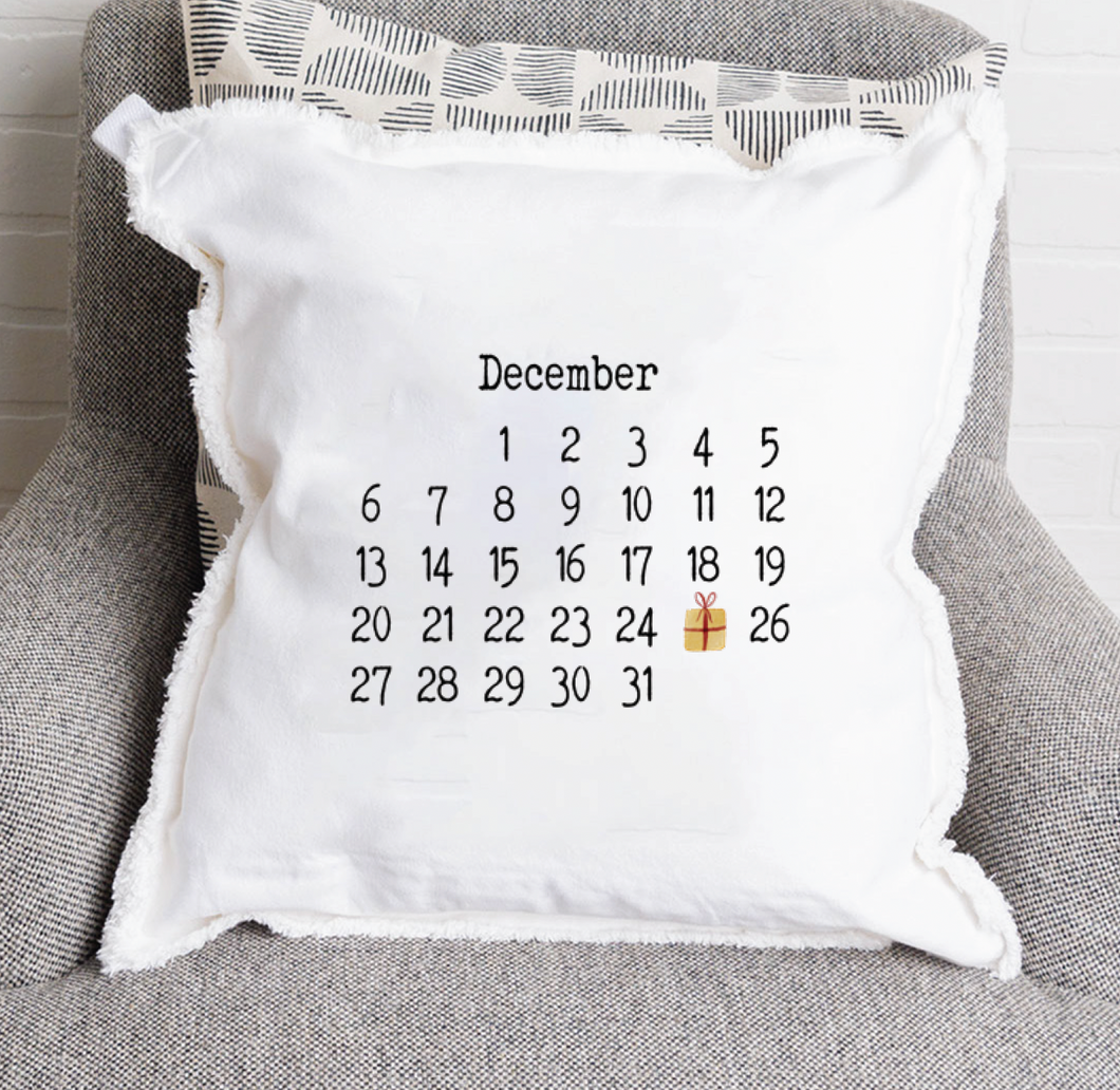 December Square Pillow