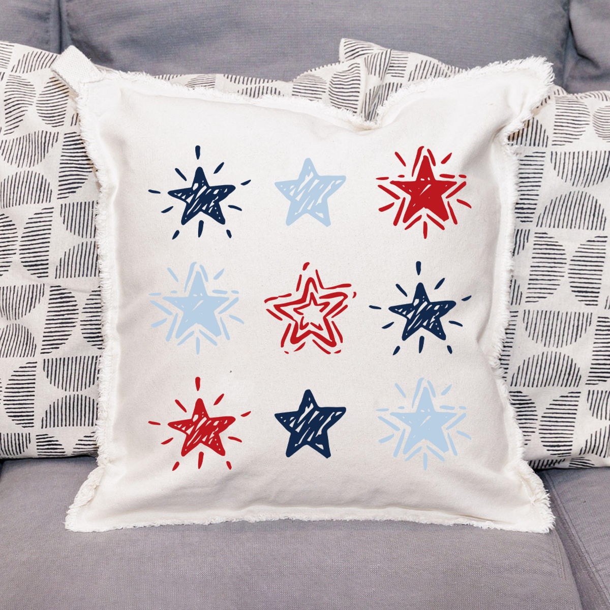 Starburst Square Pillow