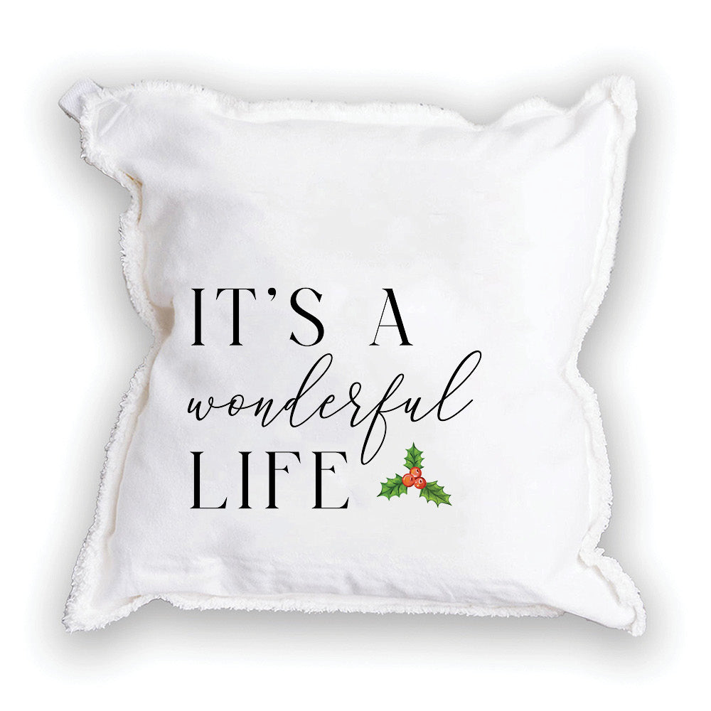 It's a Wonderful Life  Square Pillow