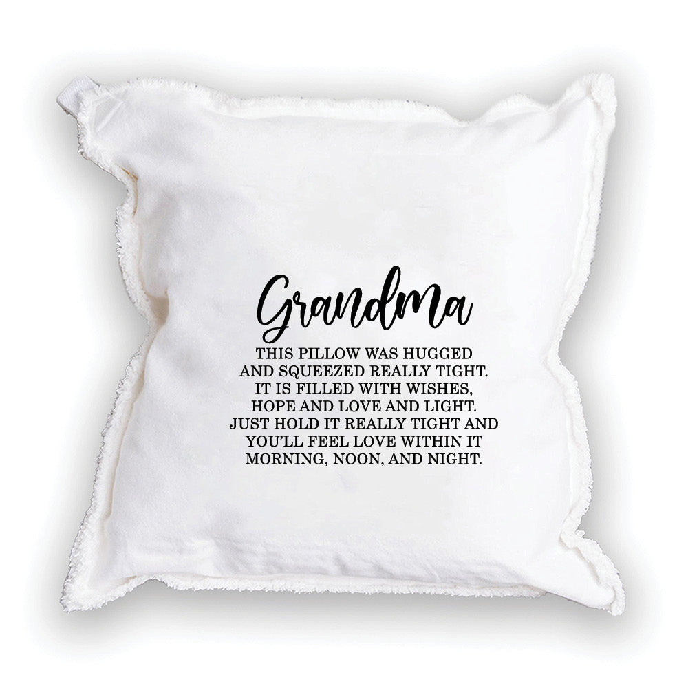 Hug Personalized Square Pillow