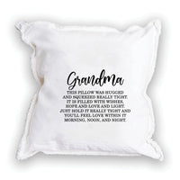 Hug Personalized Square Pillow