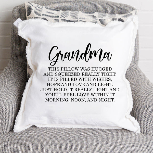 Hug Personalized Square Pillow