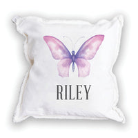 Butterfly Personalized Square Pillow