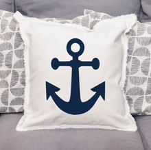 Load image into Gallery viewer, Personalized Anchor Square Pillow
