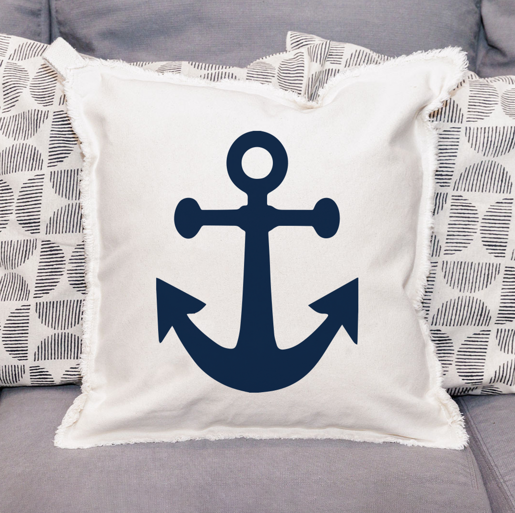Personalized Anchor Square Pillow