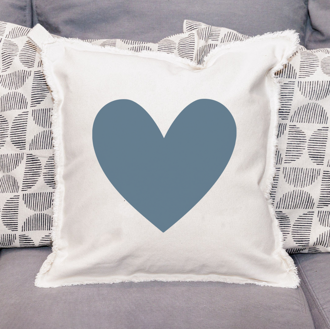 Personalized Heart Square Pillow
