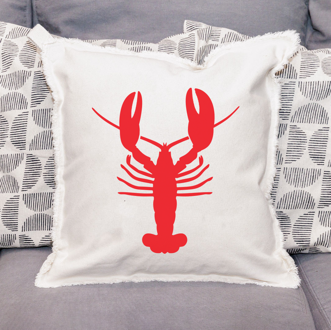 Personalized Lobster Square Pillow