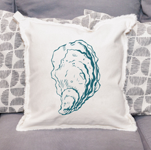 Load image into Gallery viewer, Personalized Oyster Square Pillow
