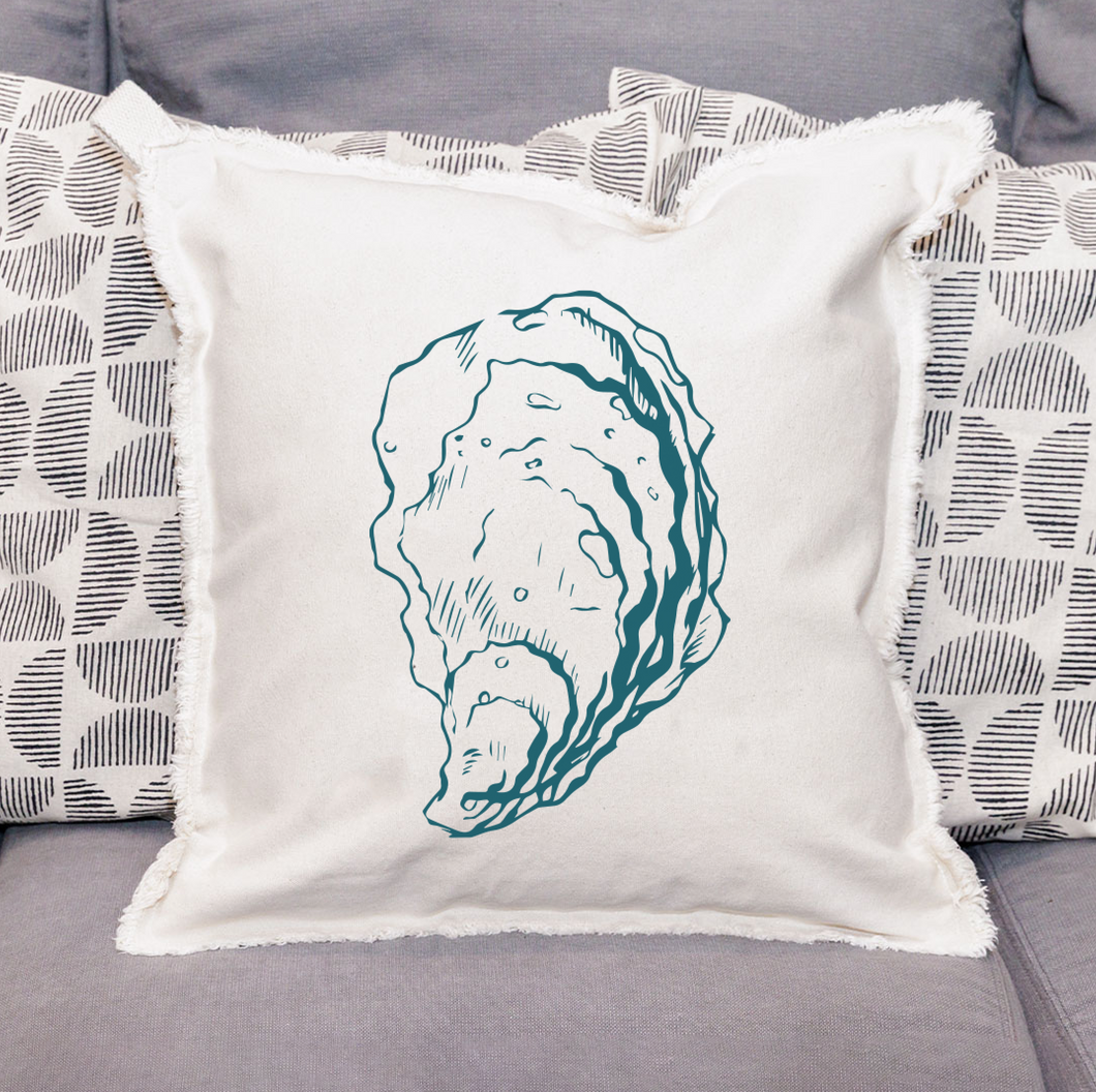 Personalized Oyster Square Pillow