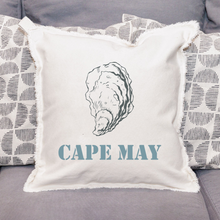 Load image into Gallery viewer, Personalized Oyster One Line Text Square Pillow
