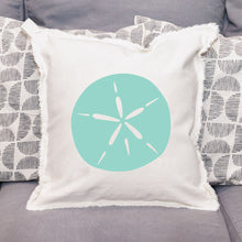 Load image into Gallery viewer, Personalized Sand Dollar Square Pillow
