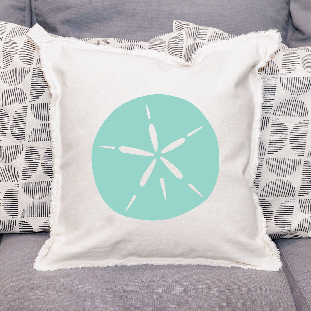Personalized Sand Dollar Square Pillow