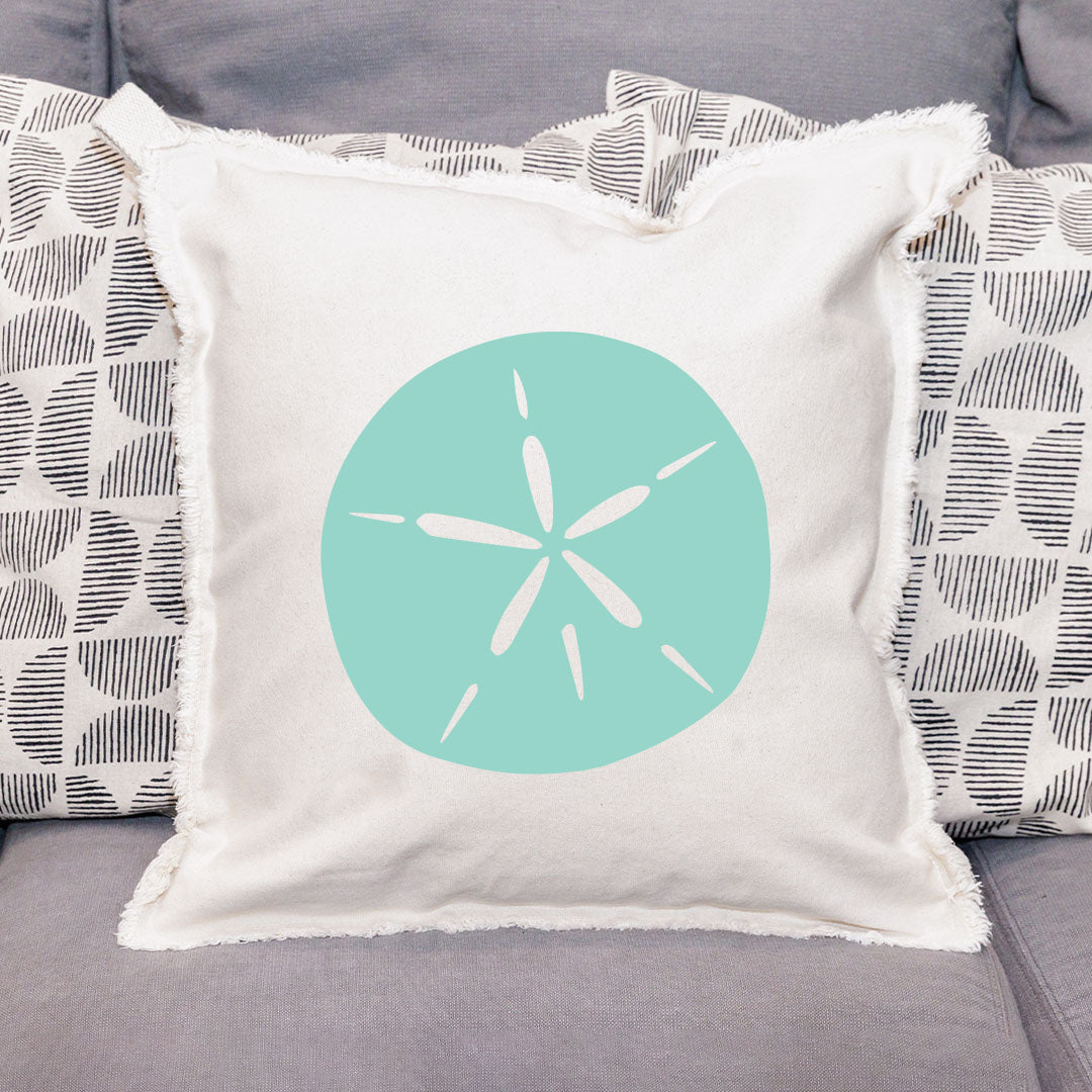 Sand Dollar Personalized Square Pillow