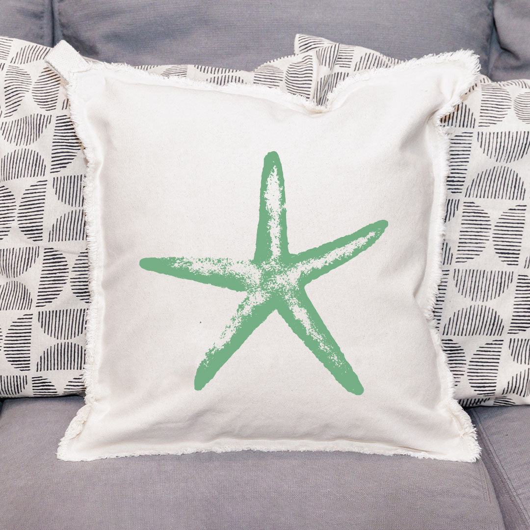 Personalized Starfish Square Pillow