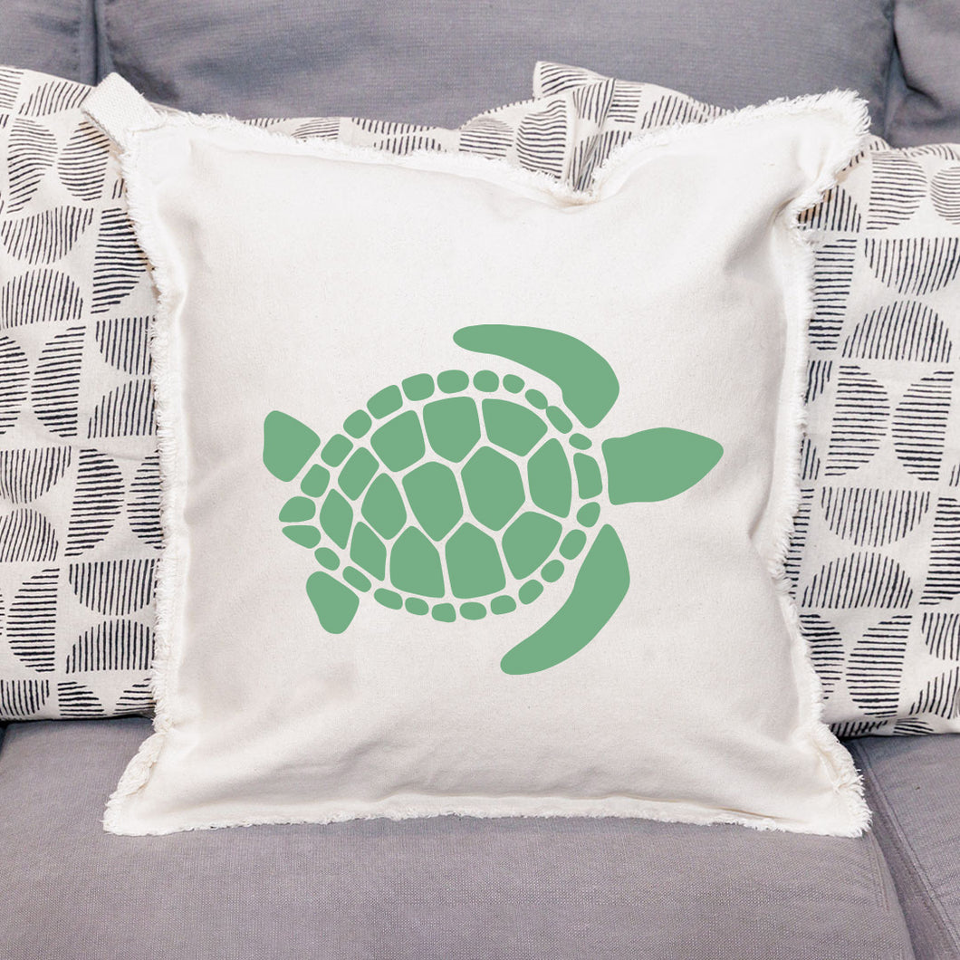 Personalized Turtle Square Pillow