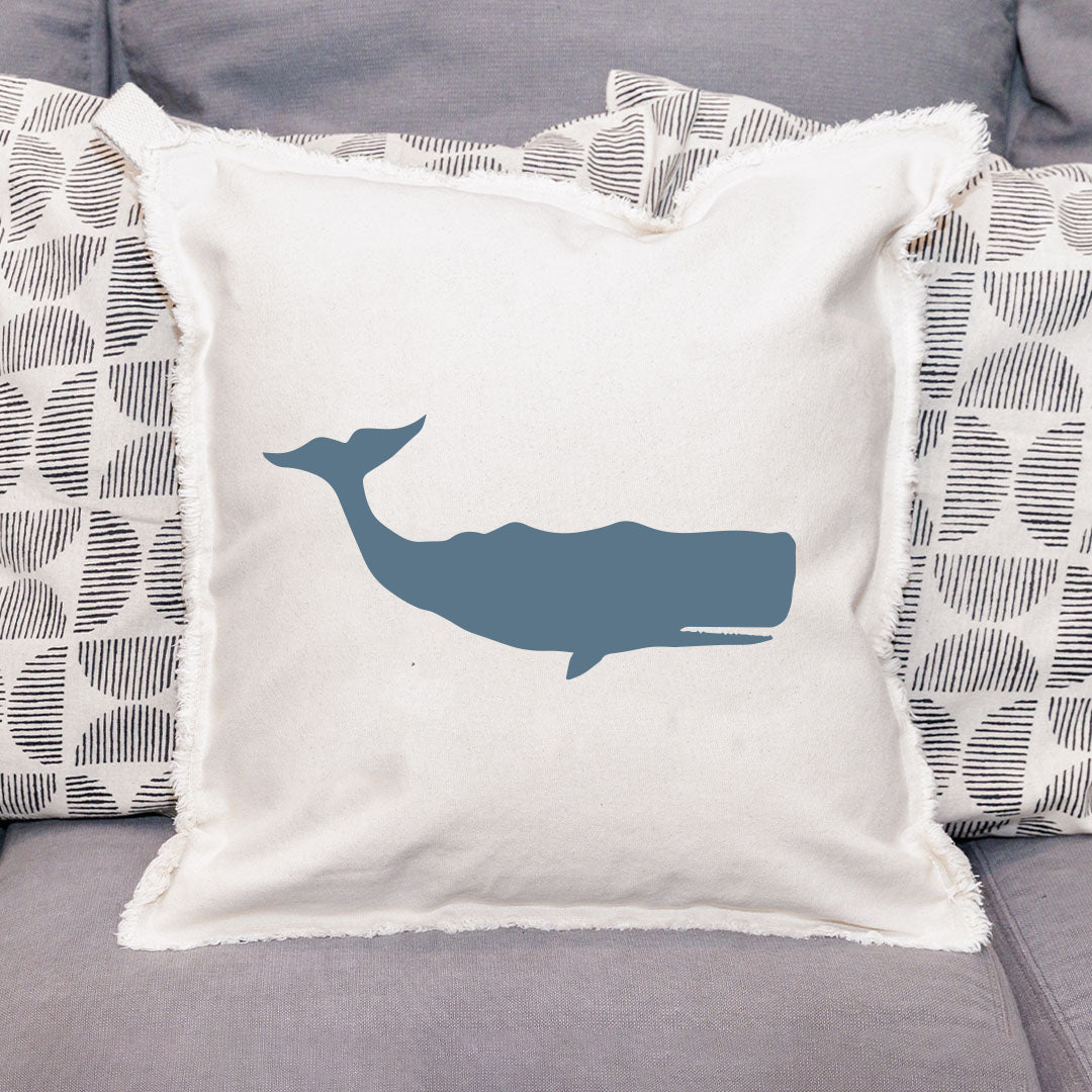 Personalized Whale Square Pillow