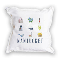 Nantucket Icon Square Pillow