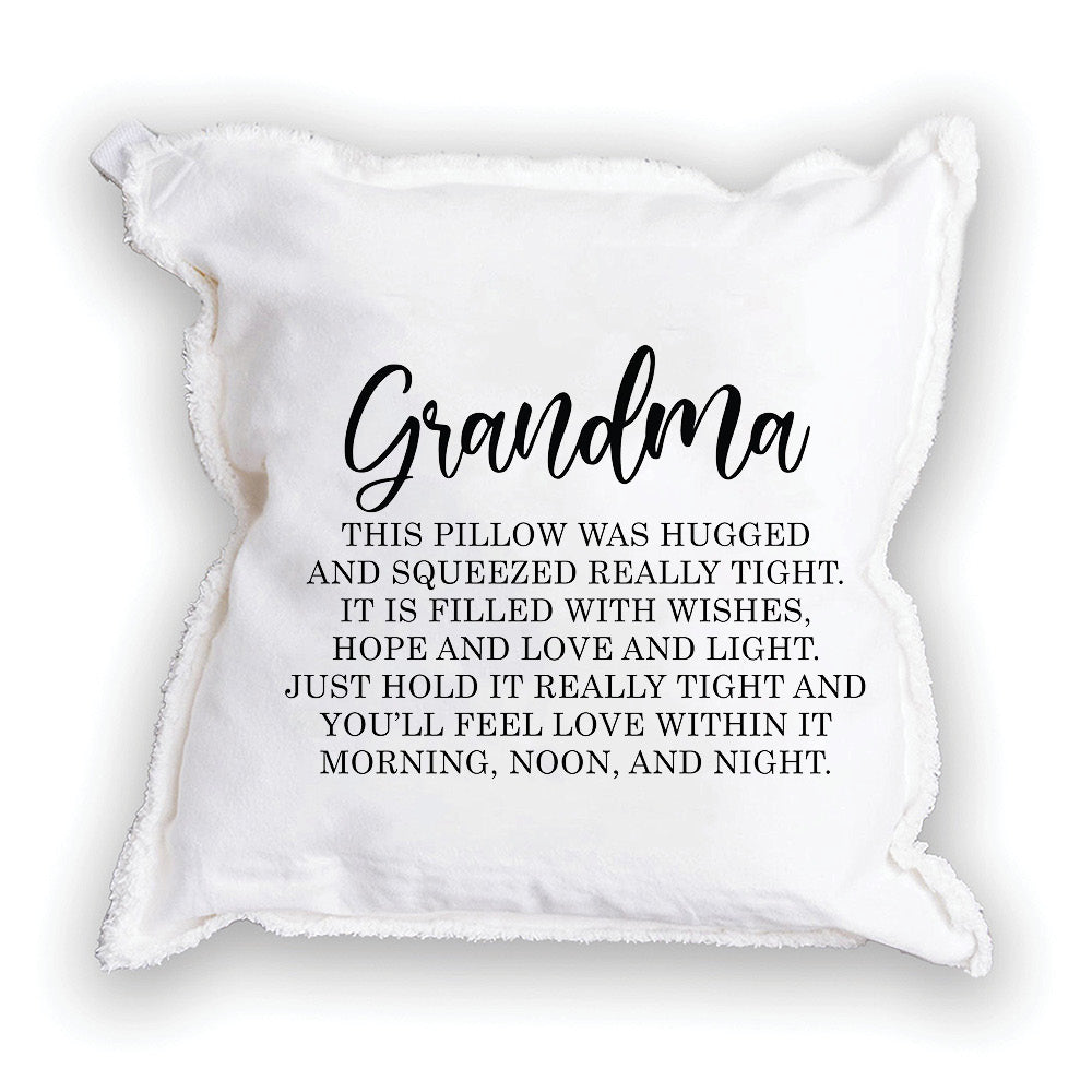 Grandma Hug Pillow Square Pillow
