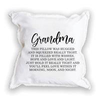 Grandma Hug Pillow Square Pillow