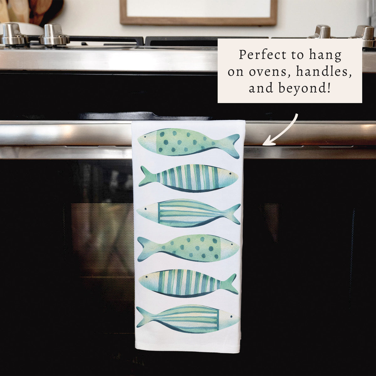 Coastal Fish Tea Towel