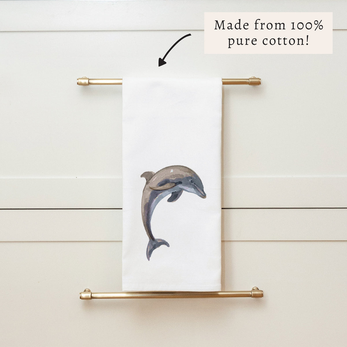 Dolphin Tea Towel