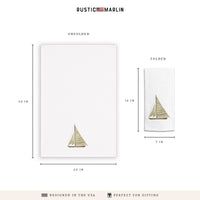 Sailboat Tea Towel