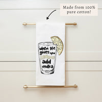 When Life Gives You Lemons Tea Towel