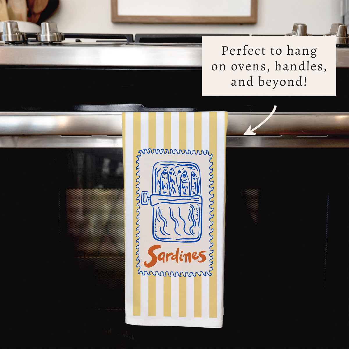 Sardines Tea Towel